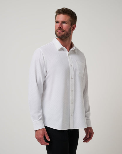 TravisMathew | Techwoven Tidbits Button-Up - White