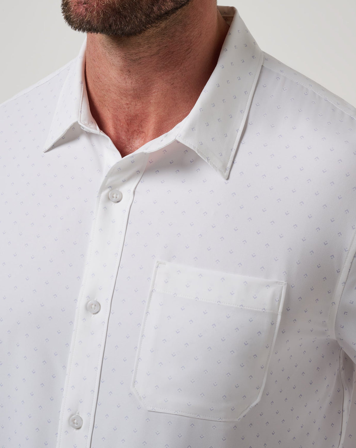 TravisMathew | Techwoven Tidbits Button-Up - White