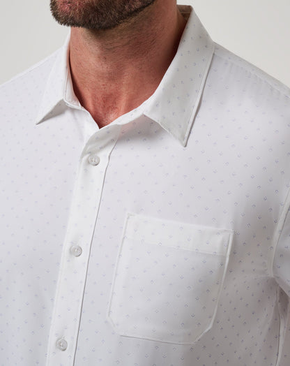 TravisMathew | Techwoven Tidbits Button-Up - White