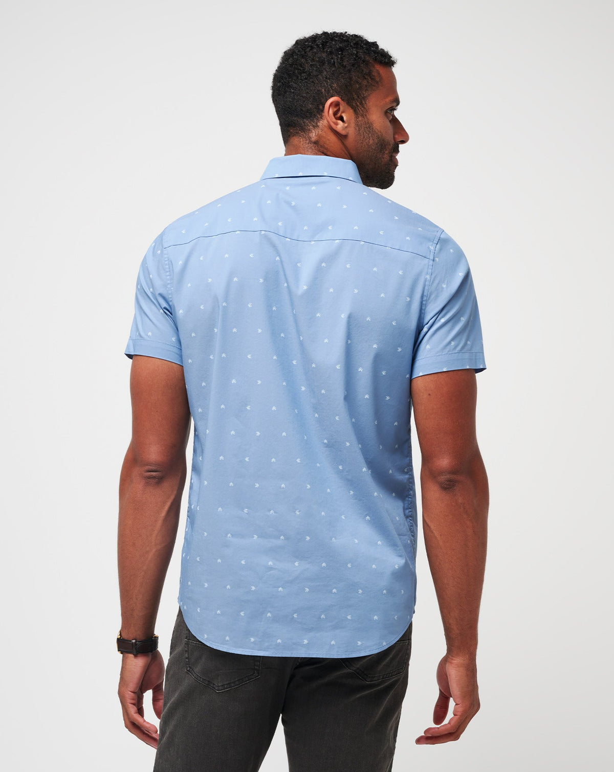 TravisMathew | Wind It In Button-Up - Heather Quiet Harbor