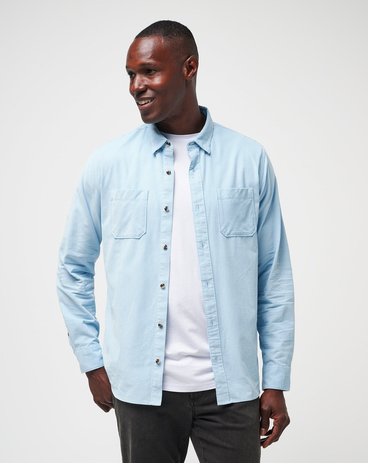 TravisMathew | Barrel Of Laughs Button-Up - Dream Blue