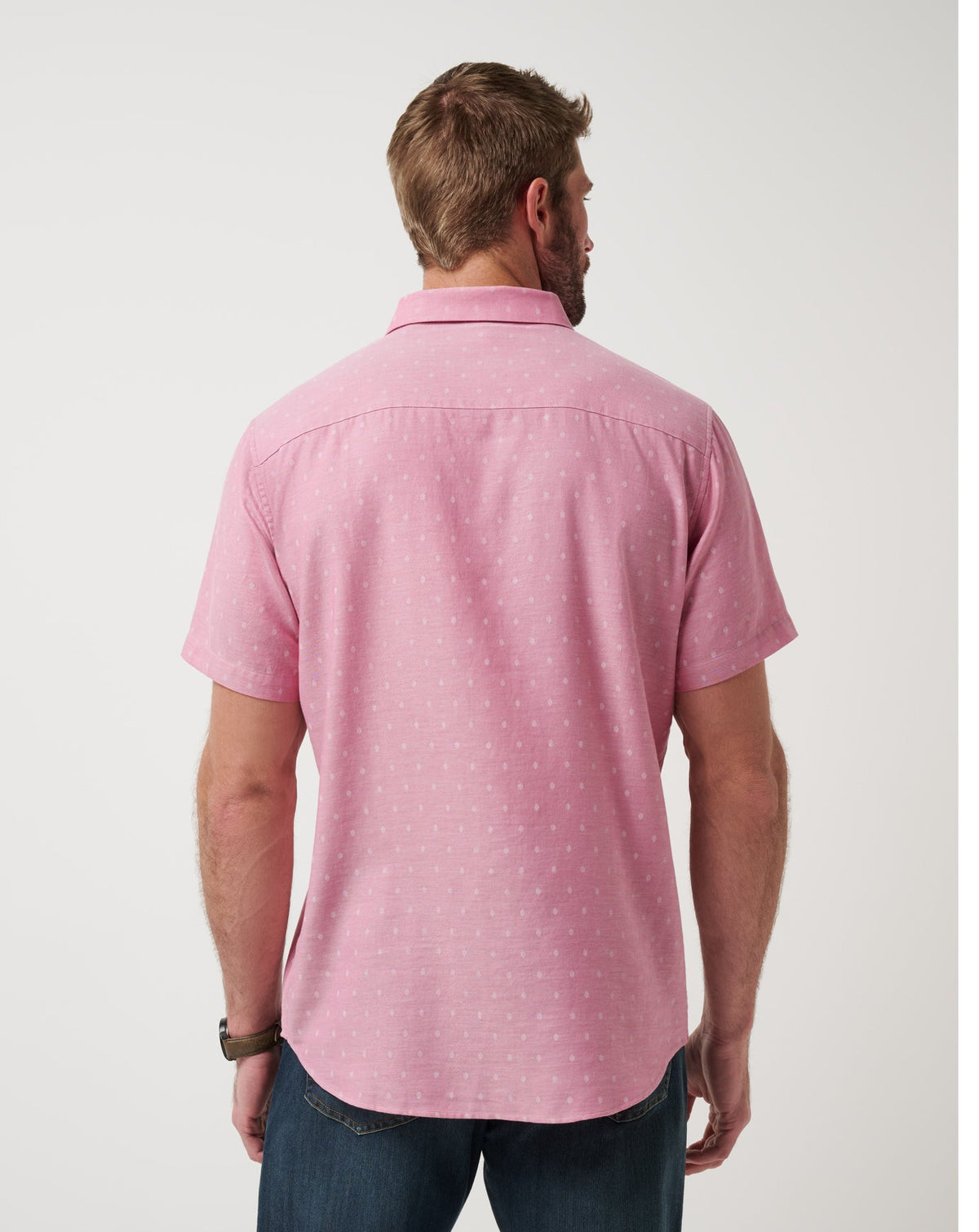 TravisMathew | Early Check In Button-Up - Heather Rose Wine