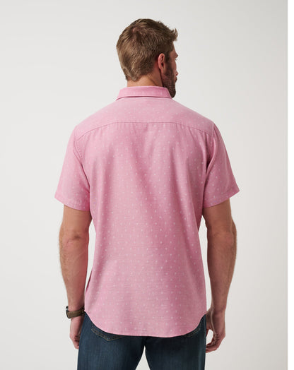 TravisMathew | Early Check In Button-Up - Heather Rose Wine