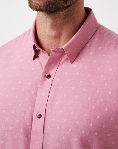 TravisMathew | Early Check In Button-Up - Heather Rose Wine