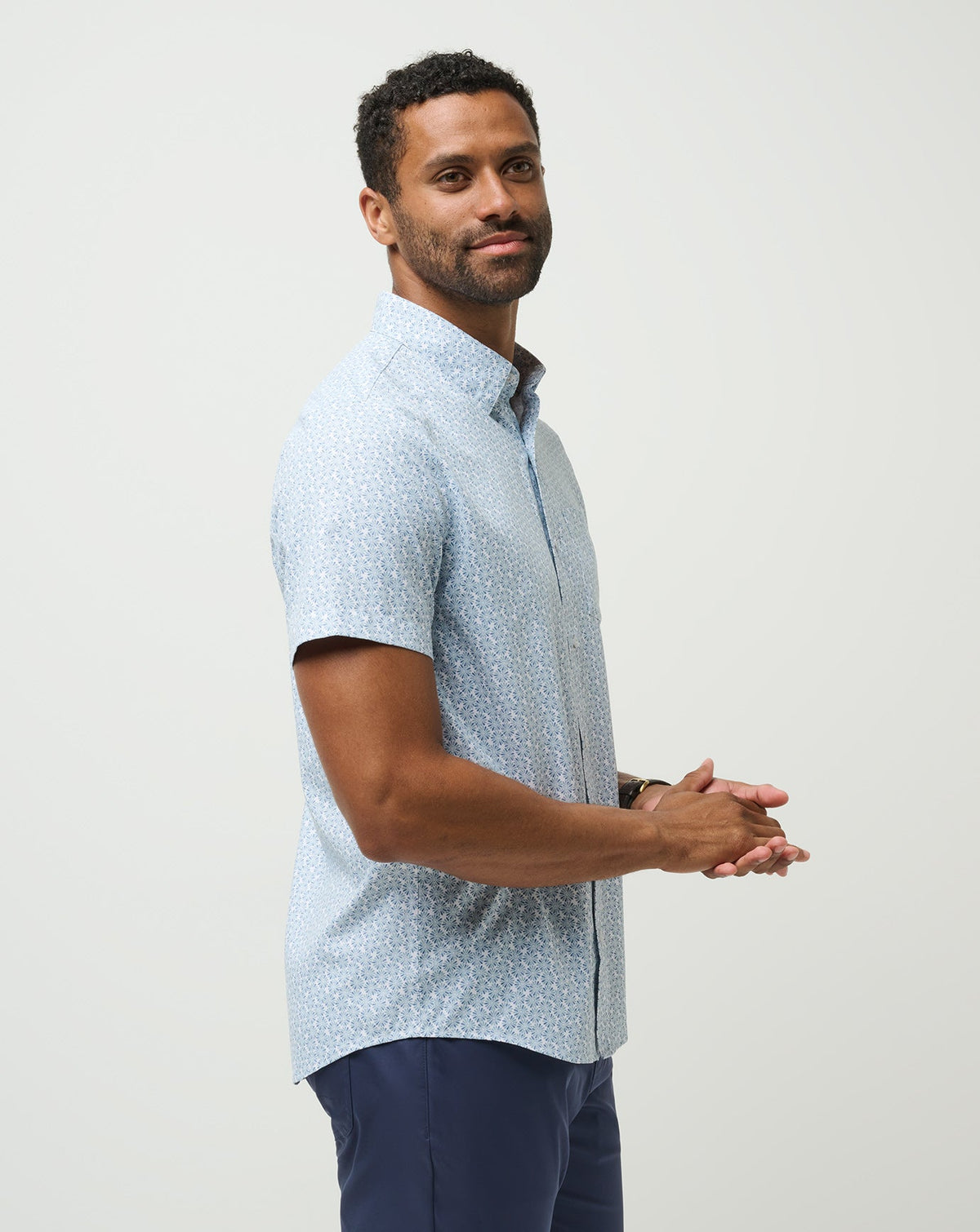 TravisMathew | Techwoven Country Mile Button-Up - White