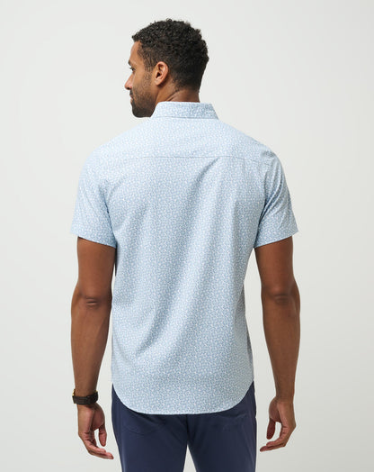 TravisMathew | Techwoven Country Mile Button-Up - White