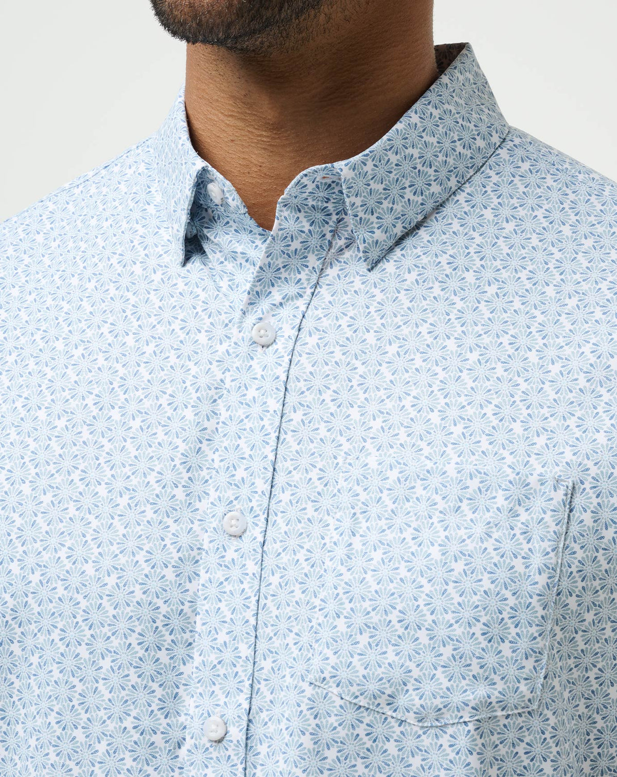 TravisMathew | Techwoven Country Mile Button-Up - White