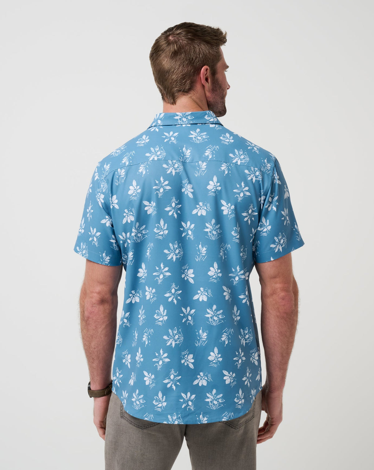 TravisMathew | Techwoven Seamate Button-Up - Captains Blue