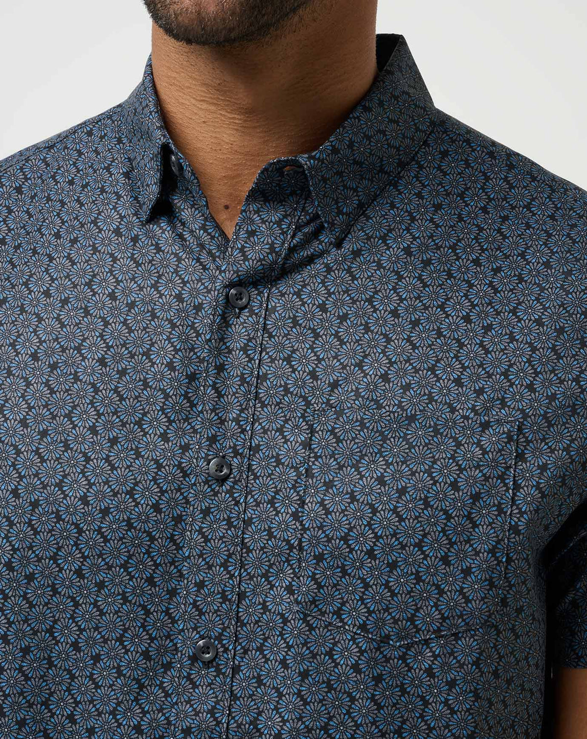 TravisMathew | Techwoven Country Mile Button-Up - Black