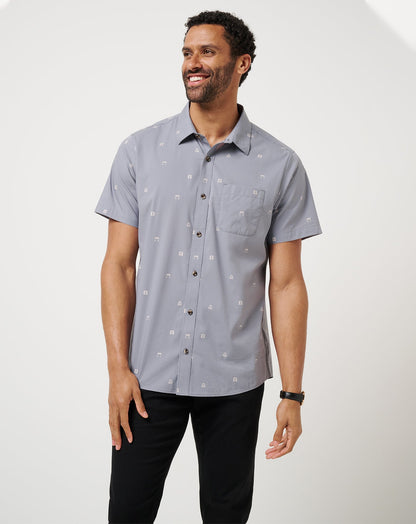 TravisMathew | French Riviera Button-Up - Quiet Shade