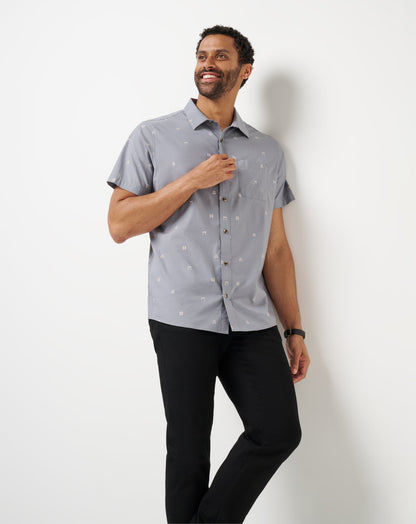 TravisMathew | French Riviera Button-Up - Quiet Shade