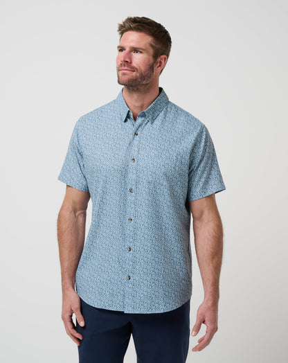 TravisMathew | Techwoven Country Mile Button-Up - Arona