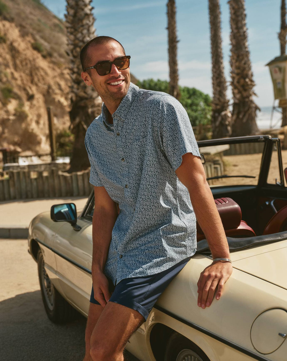 TravisMathew | Techwoven Country Mile Button-Up - Arona