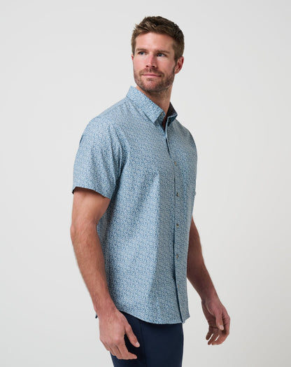 TravisMathew | Techwoven Country Mile Button-Up - Arona