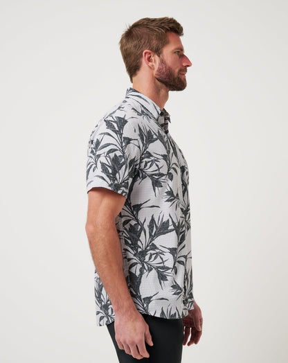 TravisMathew | Light Map Button-Up - Micro Chip