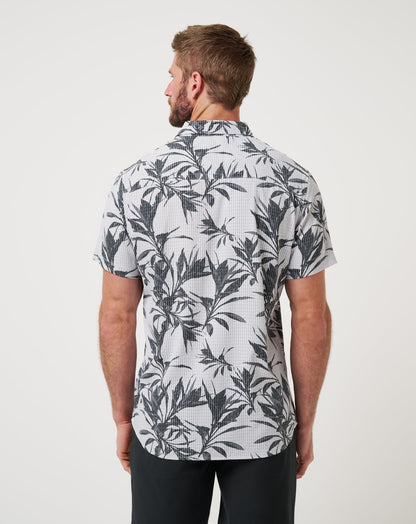 TravisMathew | Light Map Button-Up - Micro Chip