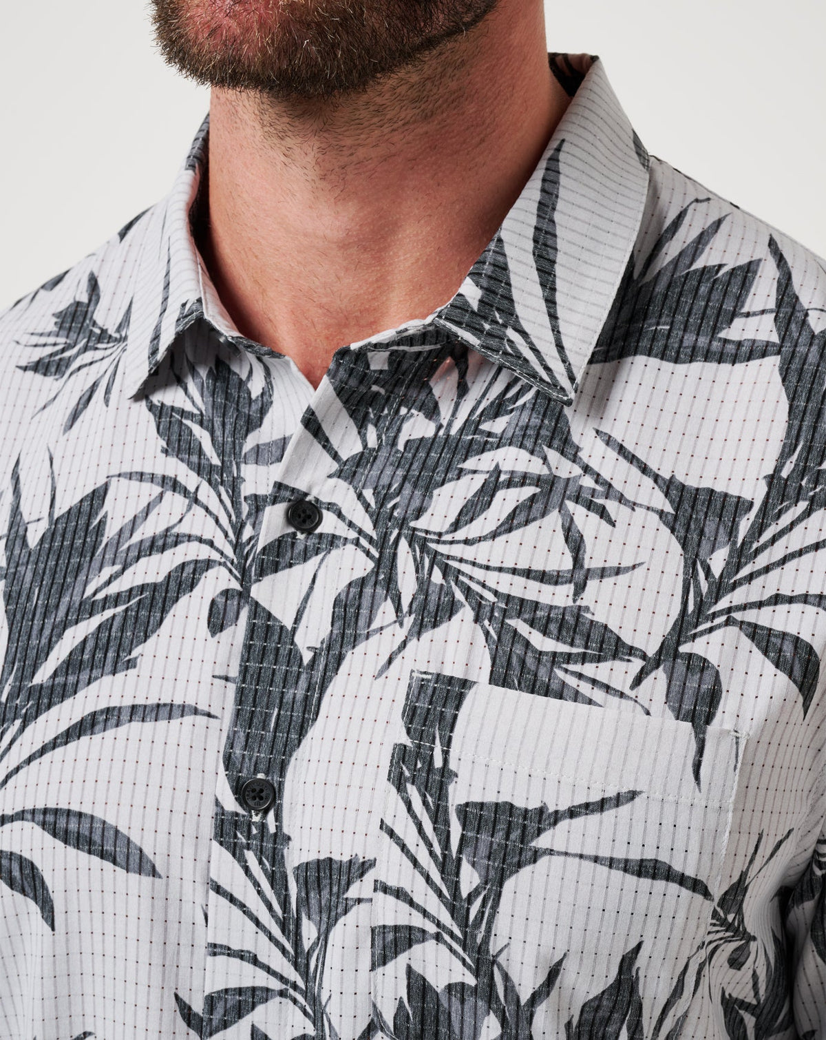 TravisMathew | Light Map Button-Up - Micro Chip