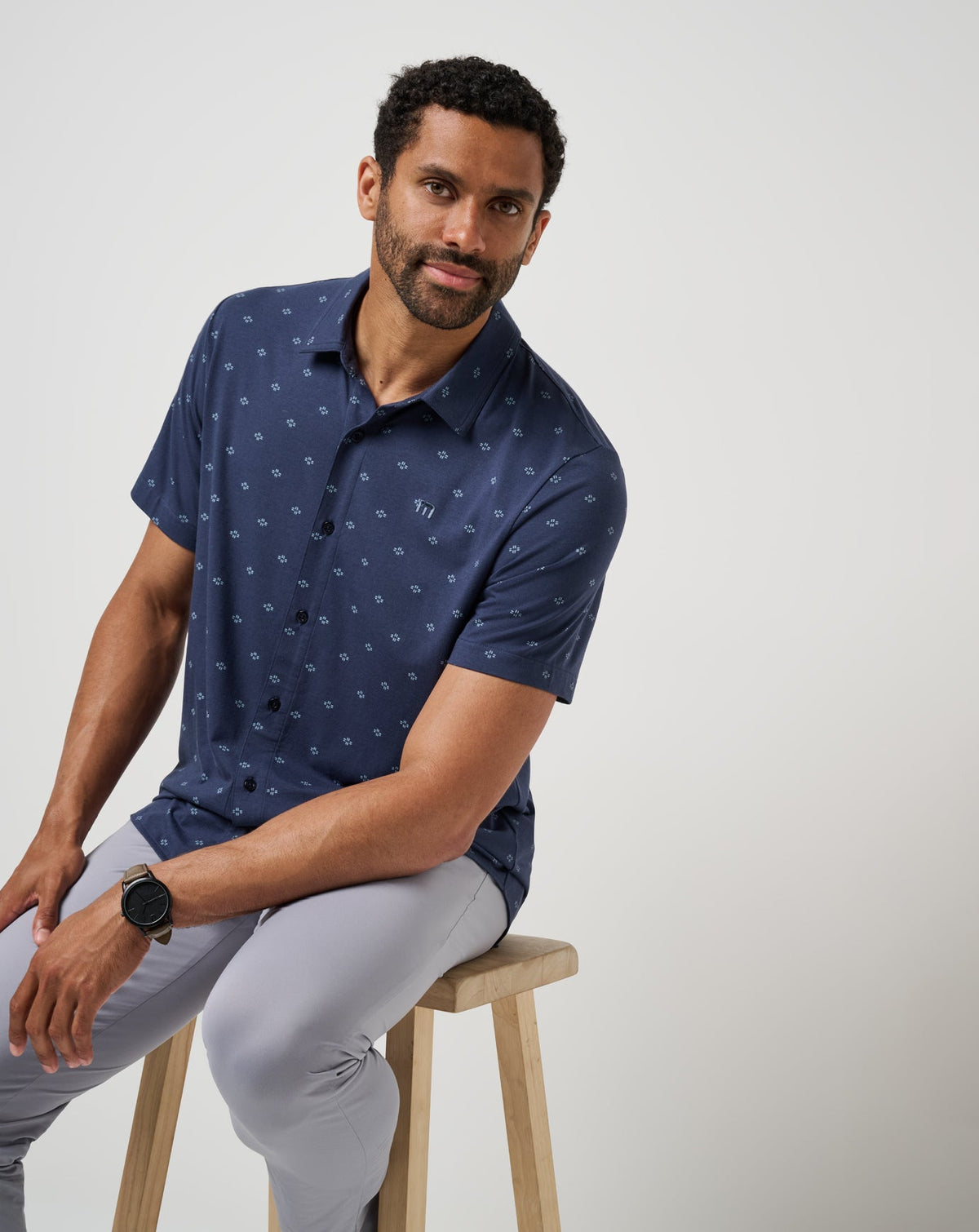 TravisMathew | Shore Of It Button-Up - Total Eclipse