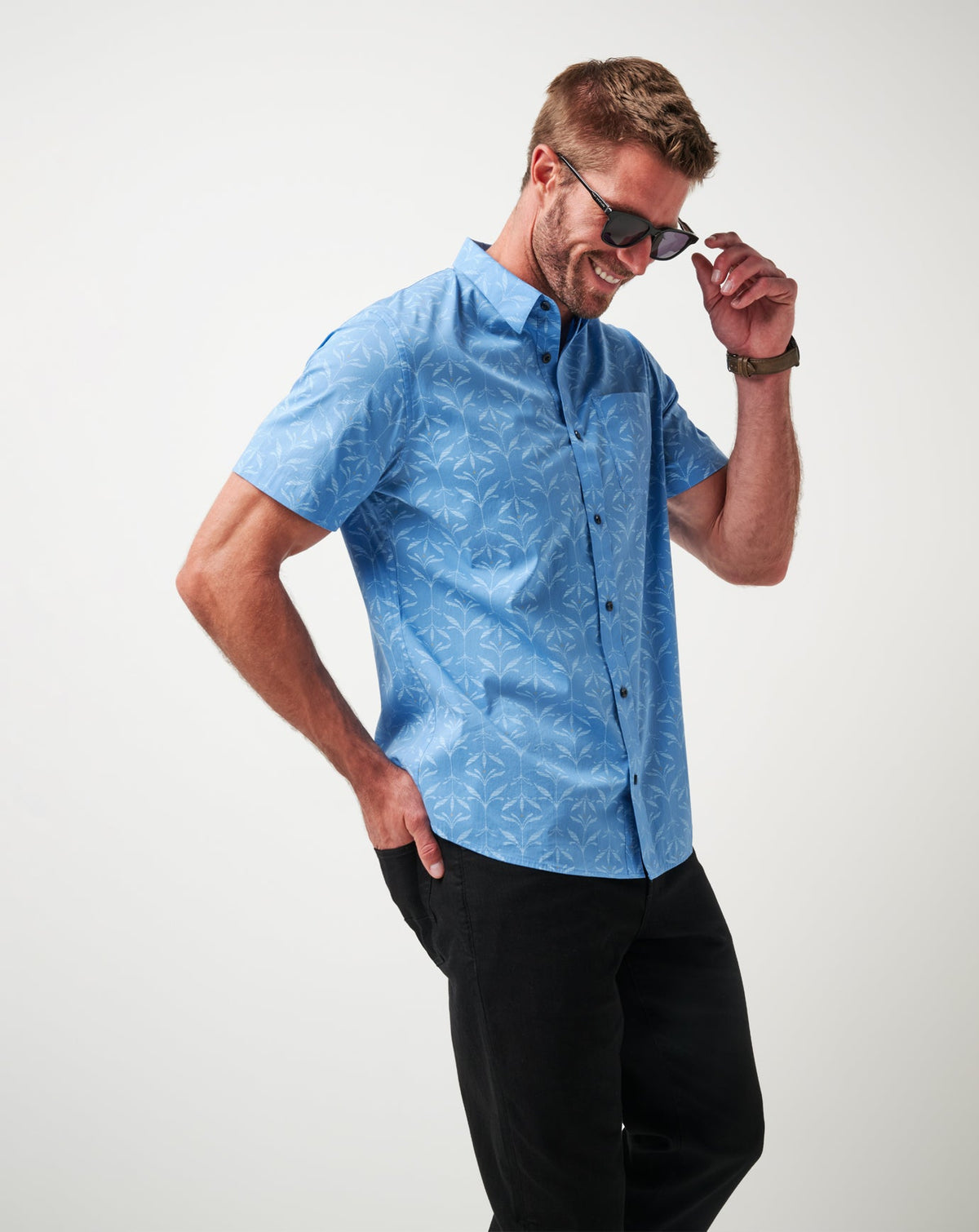 TravisMathew | Canopy Breeze Button-Up - Pacific Coast