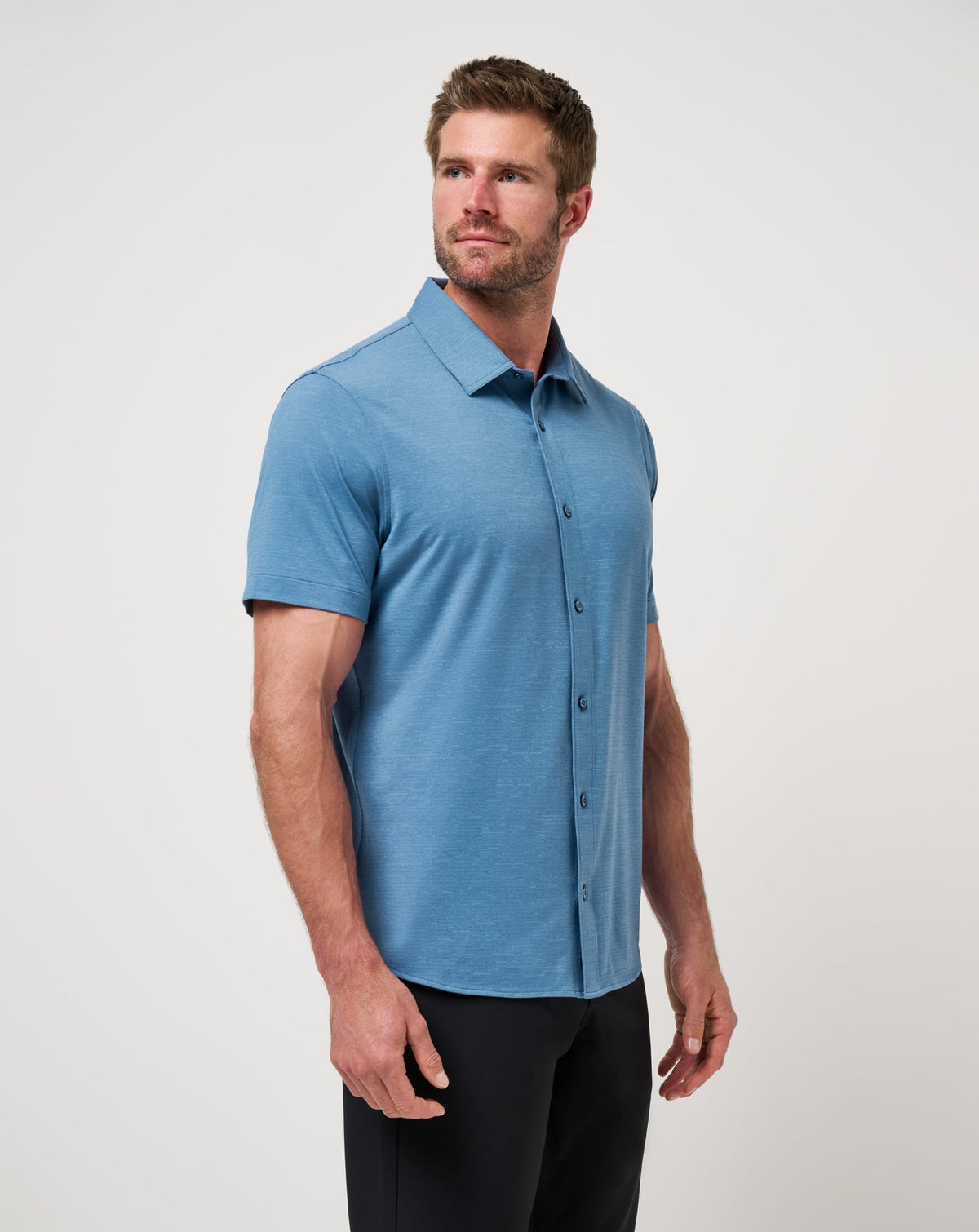 TravisMathew | The Heater Button-Up - Copen Blue