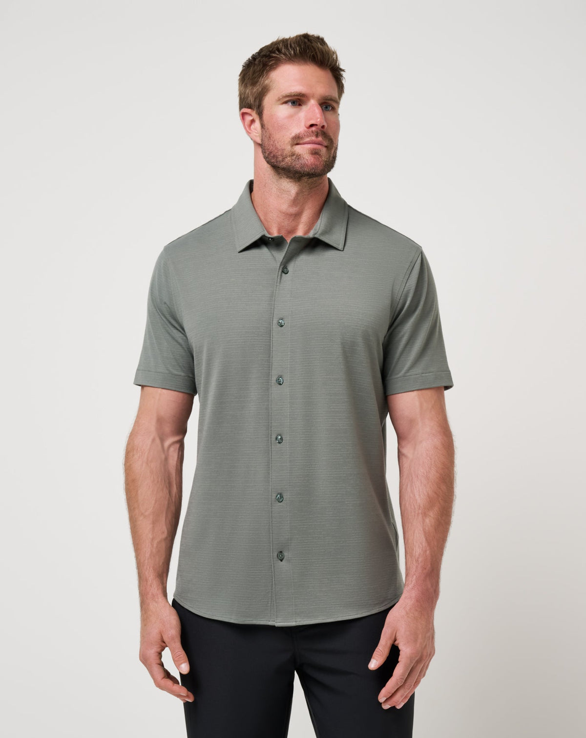 TravisMathew | The Heater Button-Up - Dark Olive