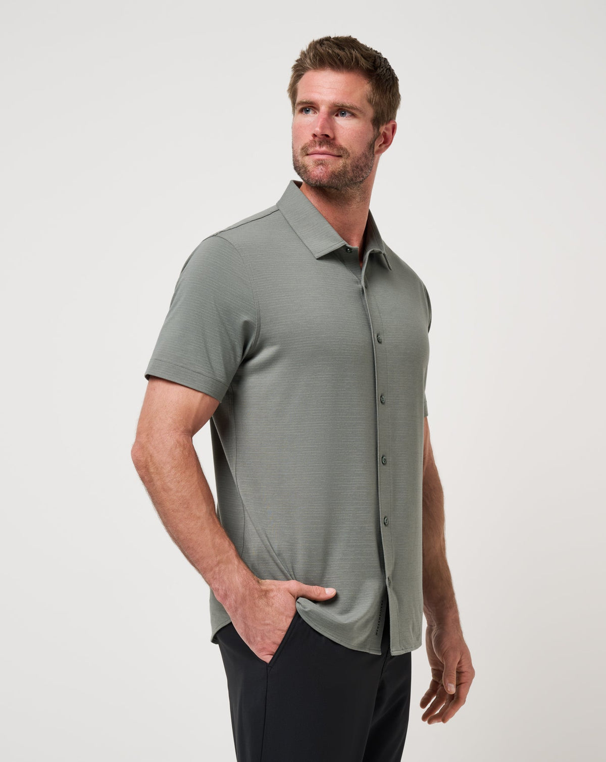 TravisMathew | The Heater Button-Up - Dark Olive