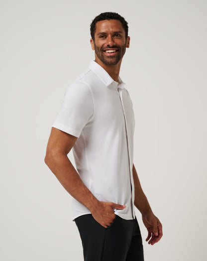 TravisMathew | The Heater Button-Up - White