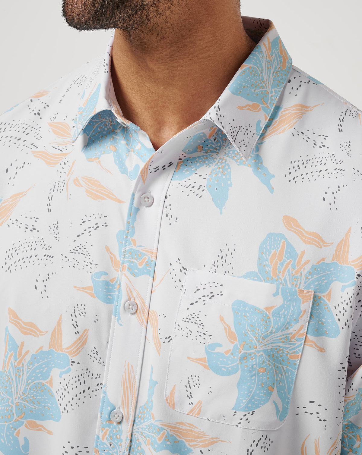 TravisMathew | Techwoven Board Battle Button-Up - White