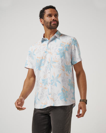 TravisMathew | Techwoven Board Battle Button-Up - White