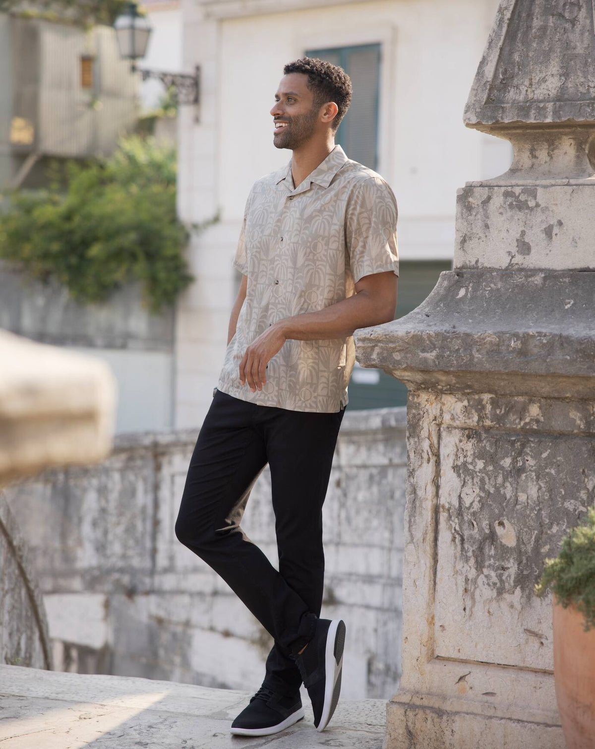 TravisMathew | Desert Sun Button-Up - Italian Sand