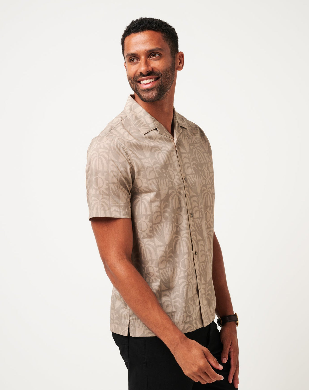TravisMathew | Desert Sun Button-Up - Italian Sand