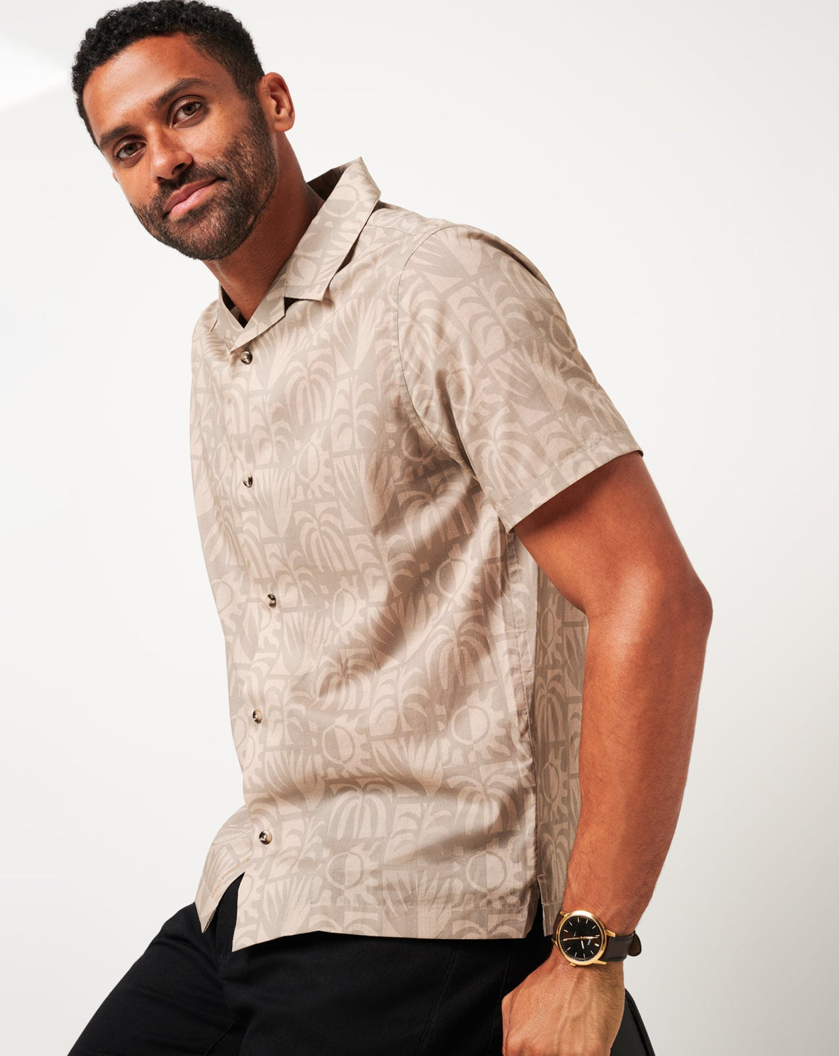 TravisMathew | Desert Sun Button-Up - Italian Sand