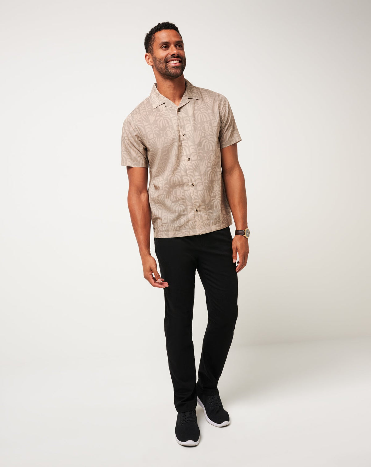 TravisMathew | Desert Sun Button-Up - Italian Sand