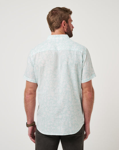 TravisMathew | Double Room Button-Up - Eggshell Blue