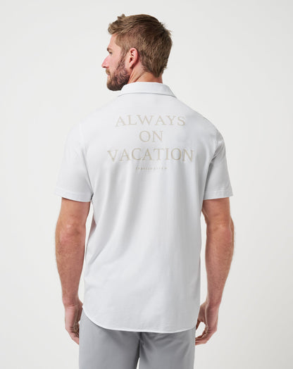 TravisMathew | Poolside Pitcher Button-Up - White