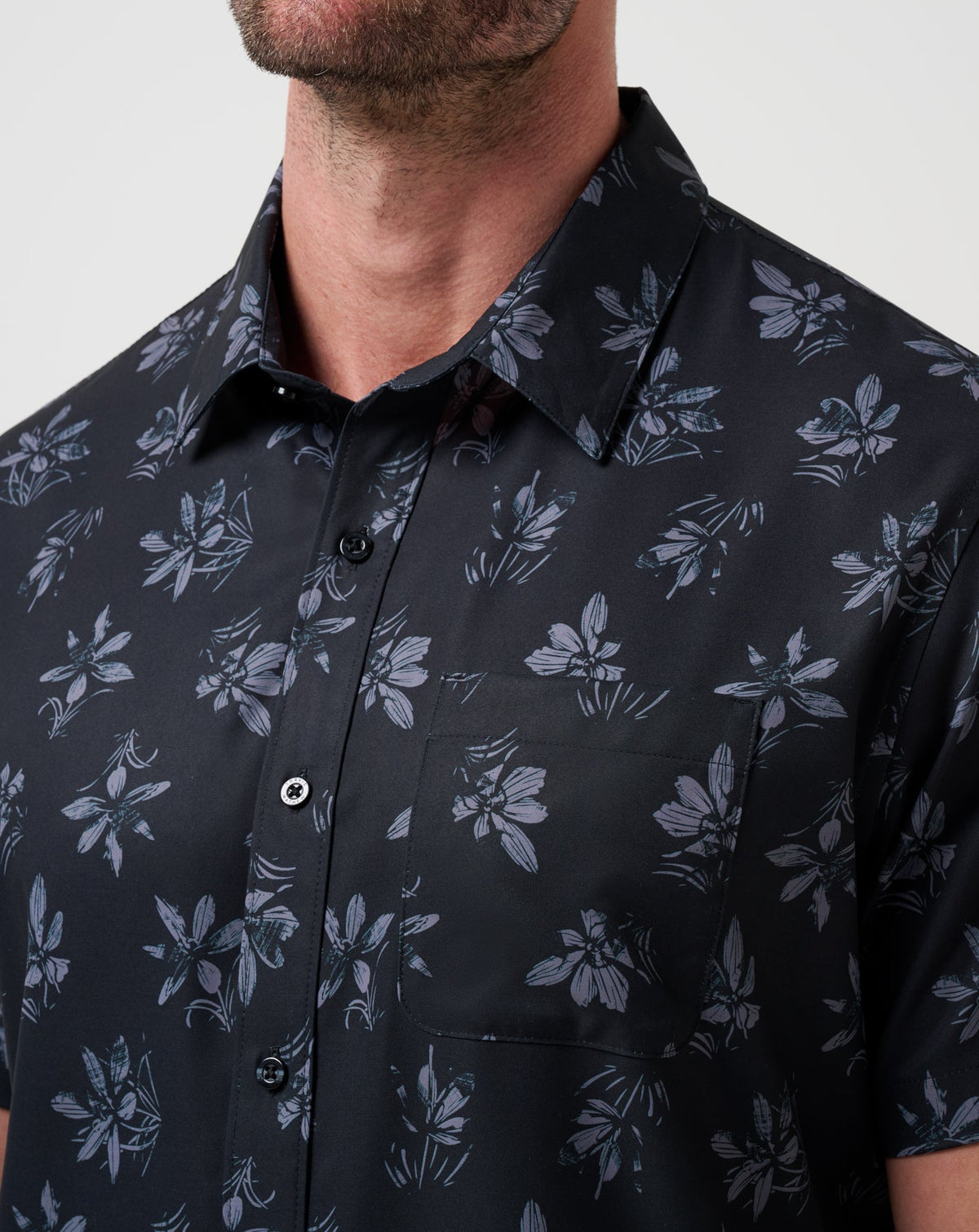 TravisMathew | Techwoven Seamate Button-Up - Black
