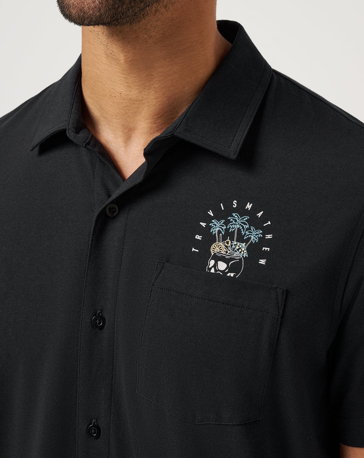 TravisMathew | Poolside Pitcher Button-Up - Black