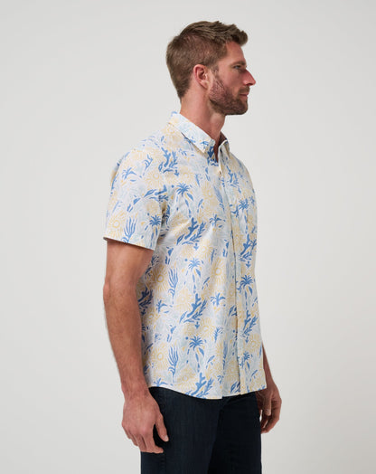 TravisMathew | Souvenir City Button-Up - White