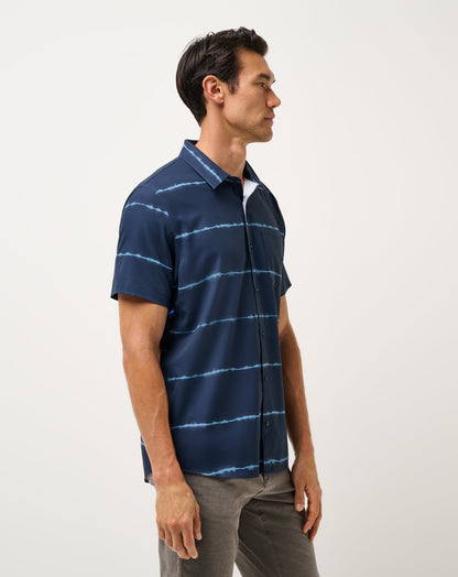 TravisMathew | Techwoven Sundaze Button-Up - Total Eclipse