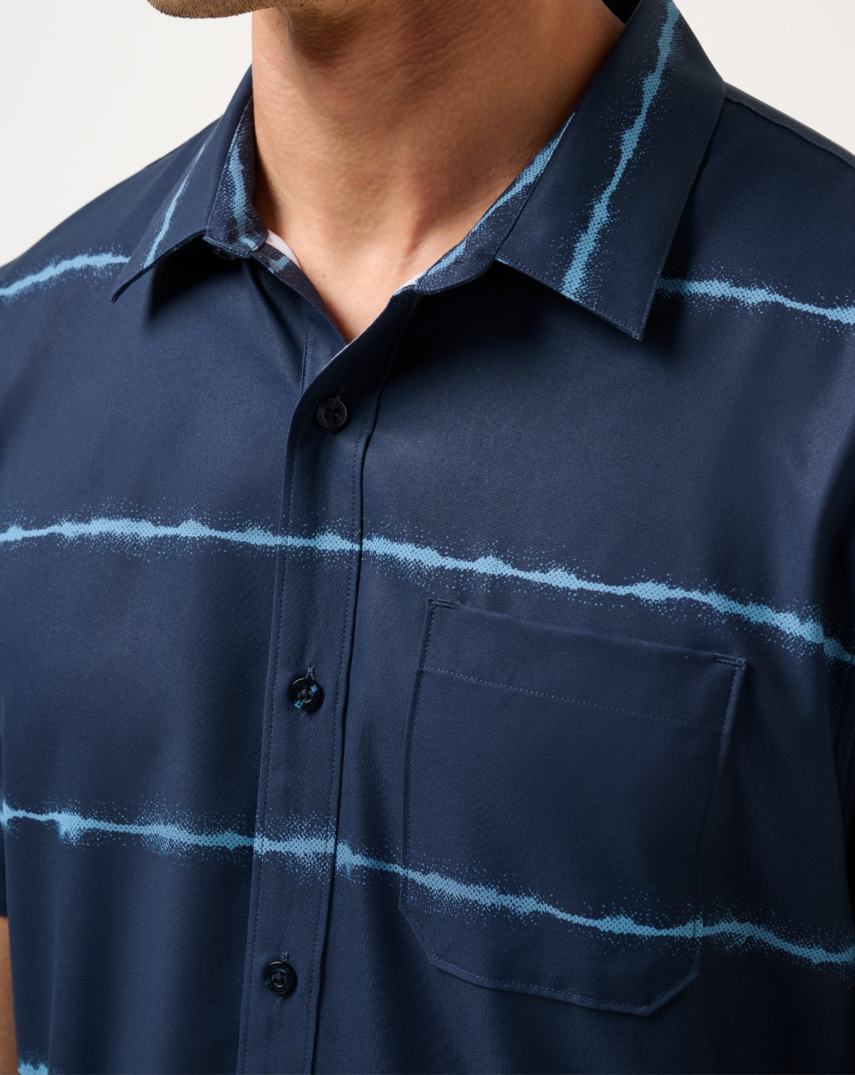 TravisMathew | Techwoven Sundaze Button-Up - Total Eclipse