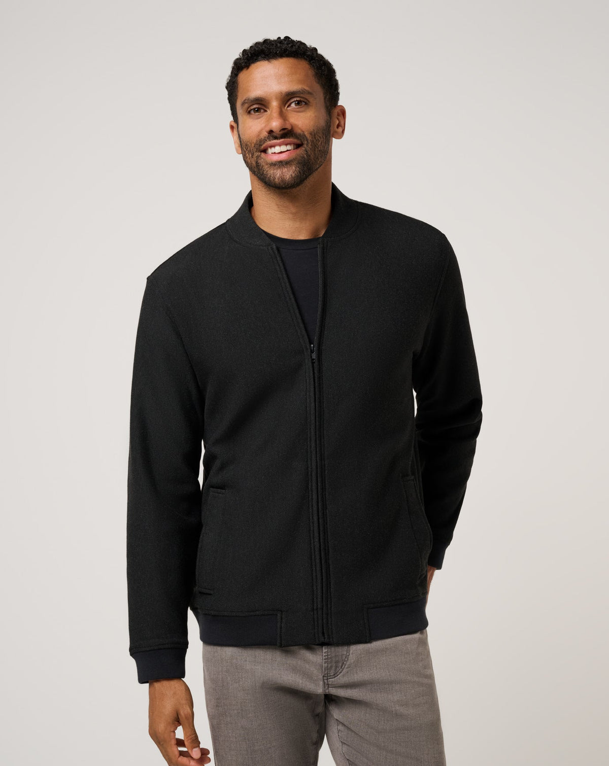 TravisMathew | TM Social Club Bomber - Heather Black