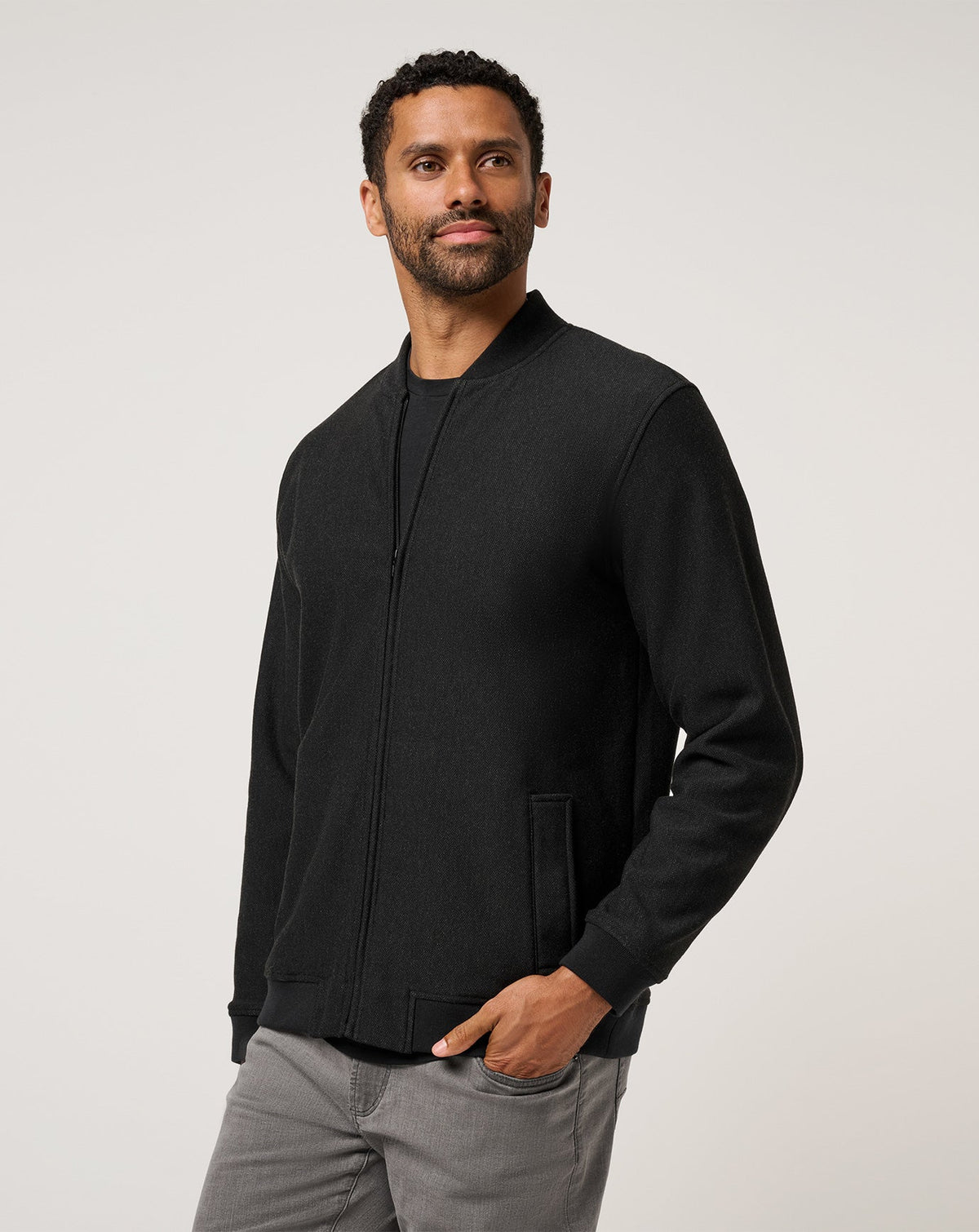 TravisMathew | TM Social Club Bomber - Heather Black