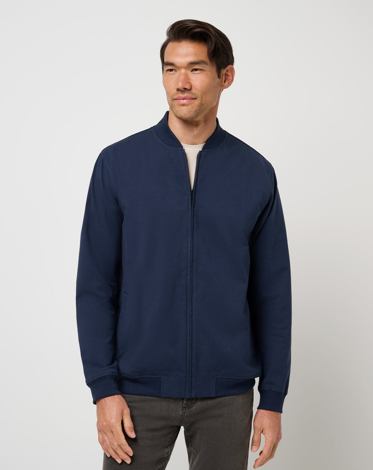 TravisMathew | Stretchknit Bomber Jacket - Total Eclipse