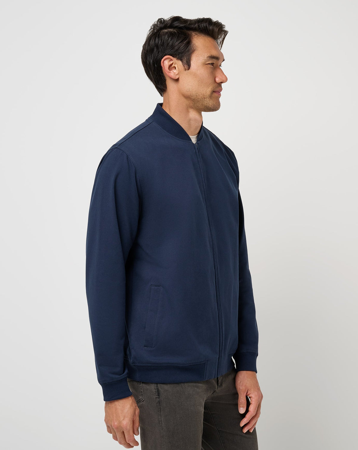 TravisMathew | Stretchknit Bomber Jacket - Total Eclipse