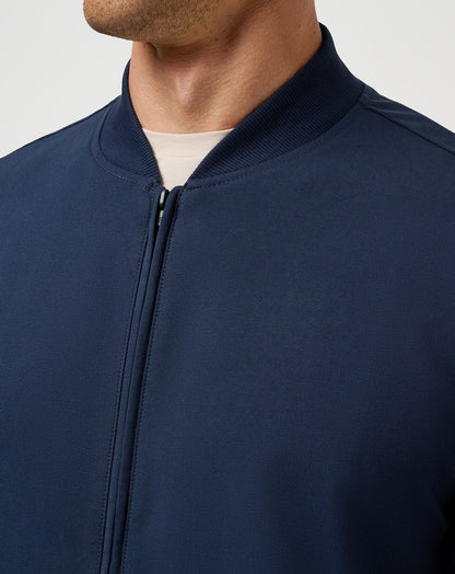 TravisMathew | Stretchknit Bomber Jacket - Total Eclipse