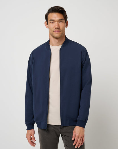 TravisMathew | Stretchknit Bomber Jacket - Total Eclipse