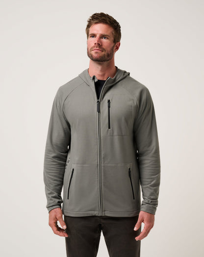 TravisMathew | Quest Polar Full Zip Jacket - Dark Olive