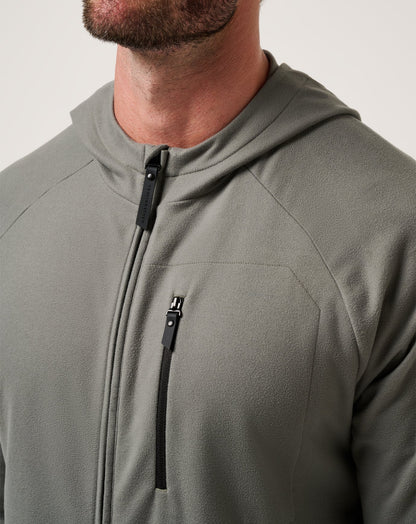 TravisMathew | Quest Polar Full Zip Jacket - Dark Olive