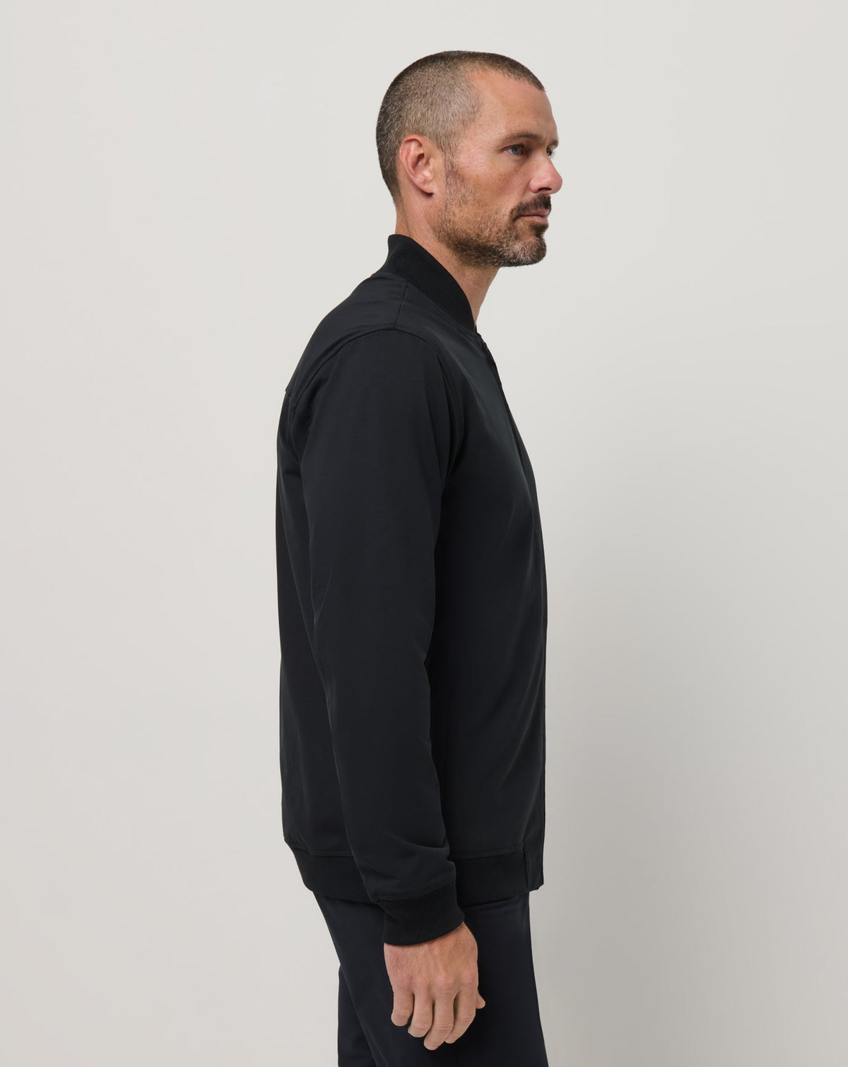 TravisMathew | Stretchknit Bomber Jacket - Black