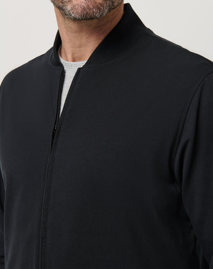 TravisMathew | Stretchknit Bomber Jacket - Black